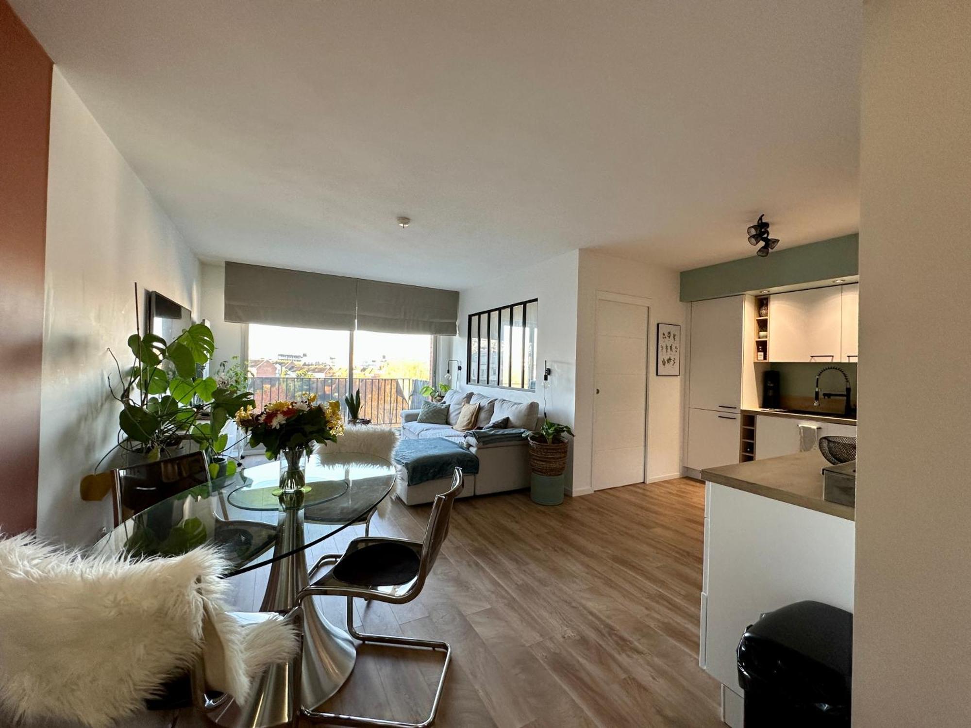Cosy 68m2 Lumineux Avec Balcon - Garage Prive Appartement Lille